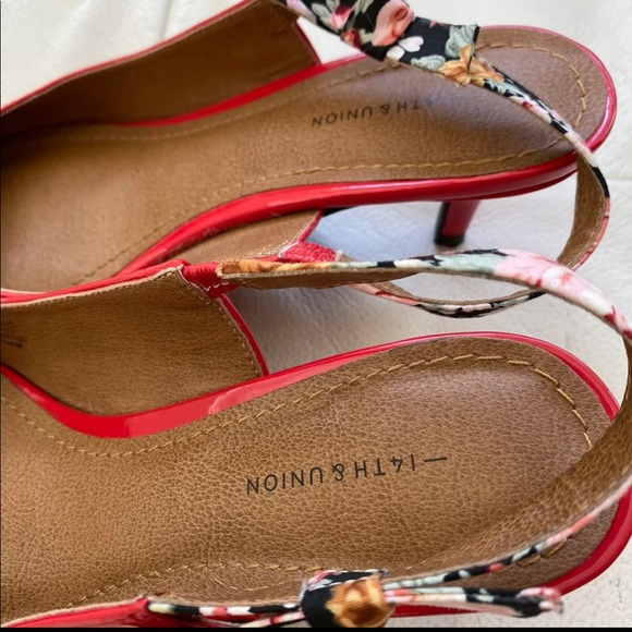 Women Pointed Red Shoes 35 - Picture 7 of 8